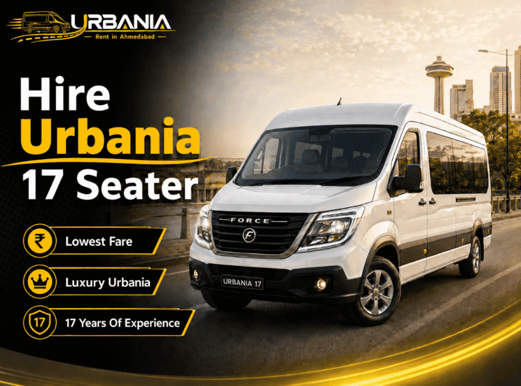 17 seater Force Urbania suitable for larger travel groups